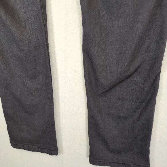 NWT Ring of Fire Men's 32x32 Slim Jeans, Black Flex Stretch Distressed Denim - Picture 3 of 6